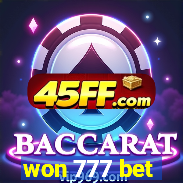 won 777 bet